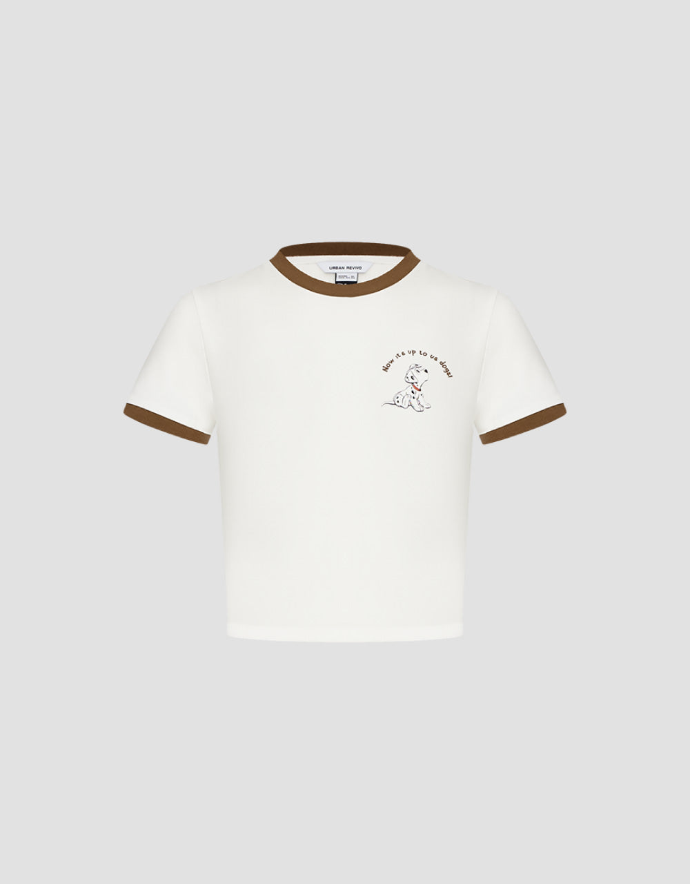 Dalmatian Crew Neck Skinny T-Shirt