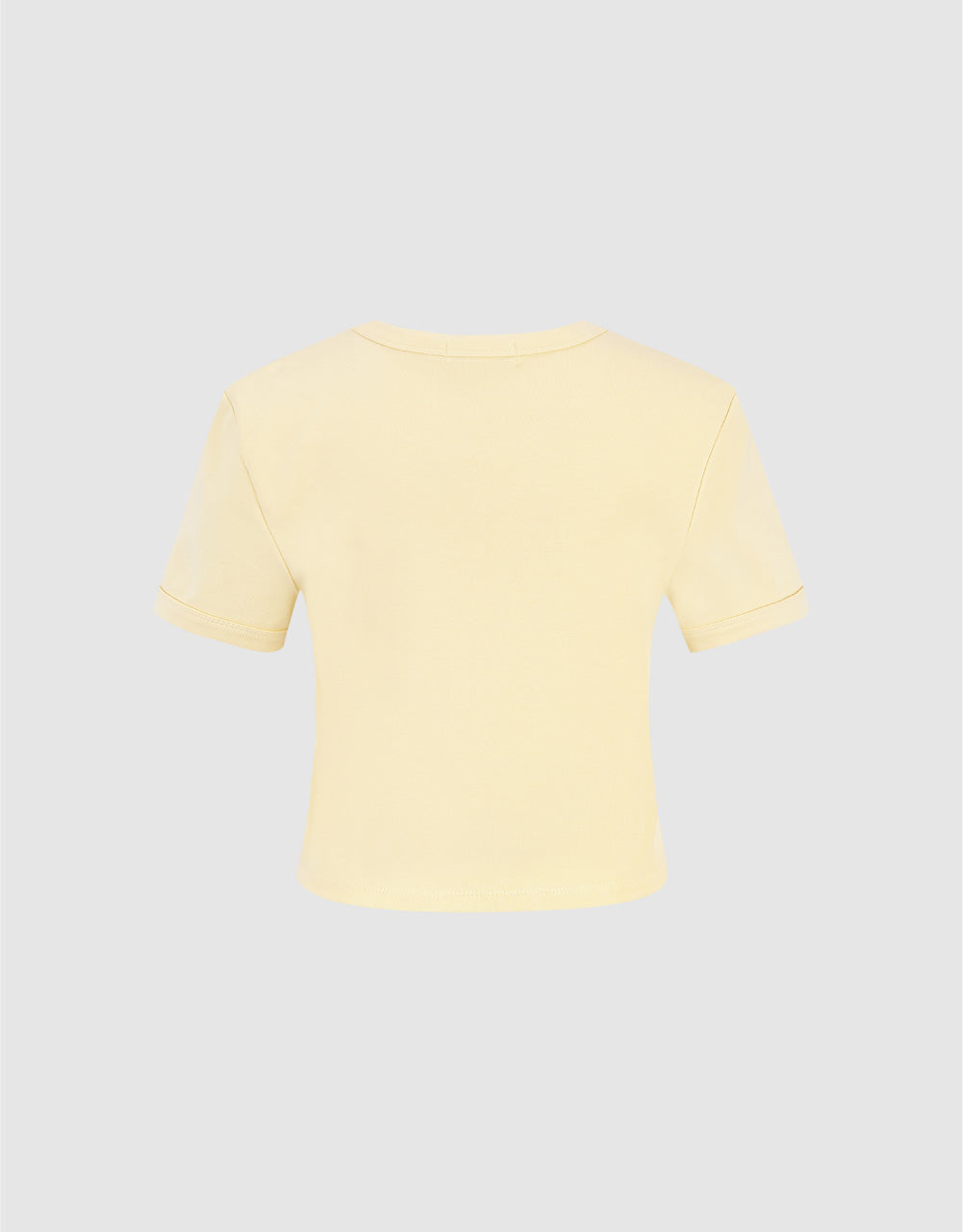Flower Printed Crew Neck T-Shirt