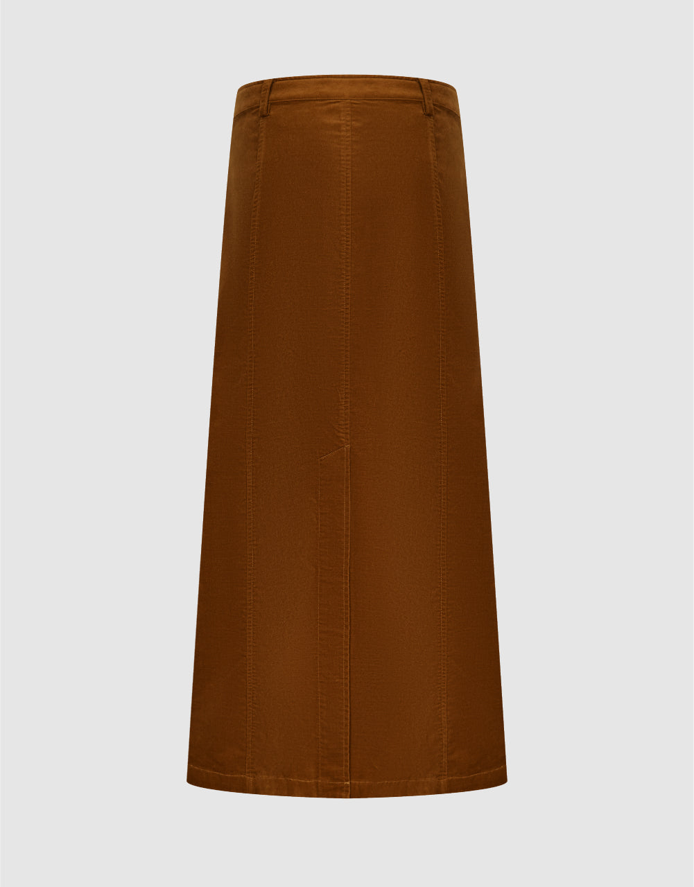 Back Split Midi Skirt