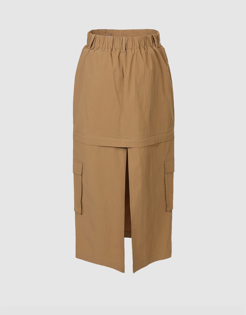 Utilities Midi A-Line Skirt