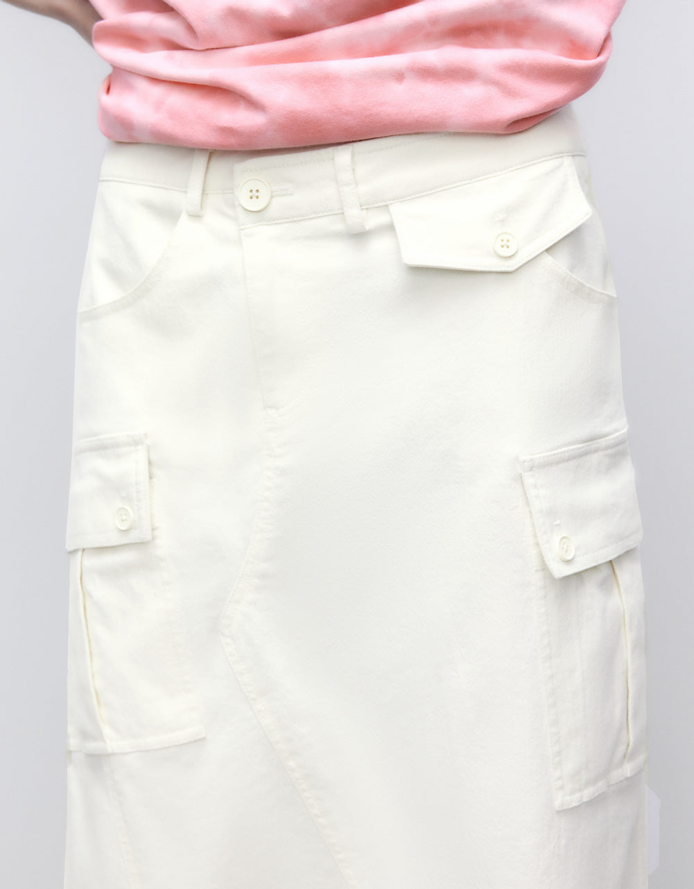 Utilities Midi A-Line Skirt