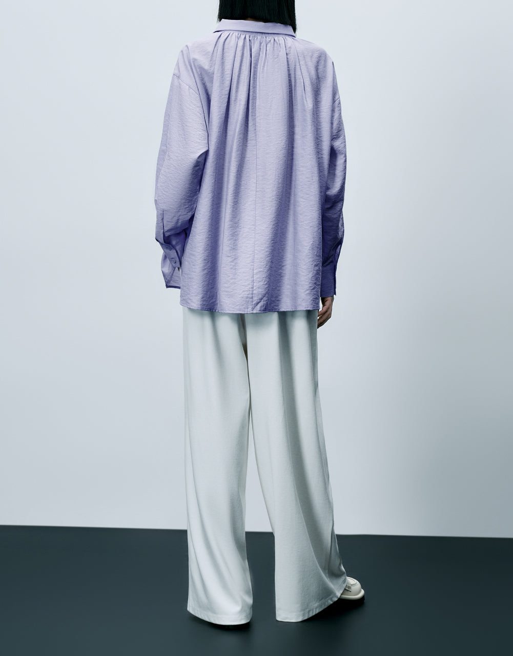 Drawstring Wide-Leg Knitted Pants