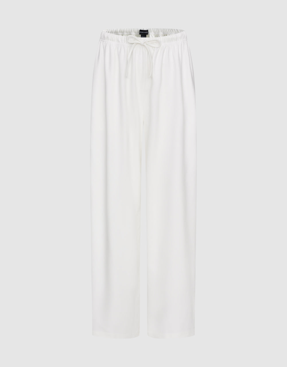 Drawstring Wide-Leg Knitted Pants