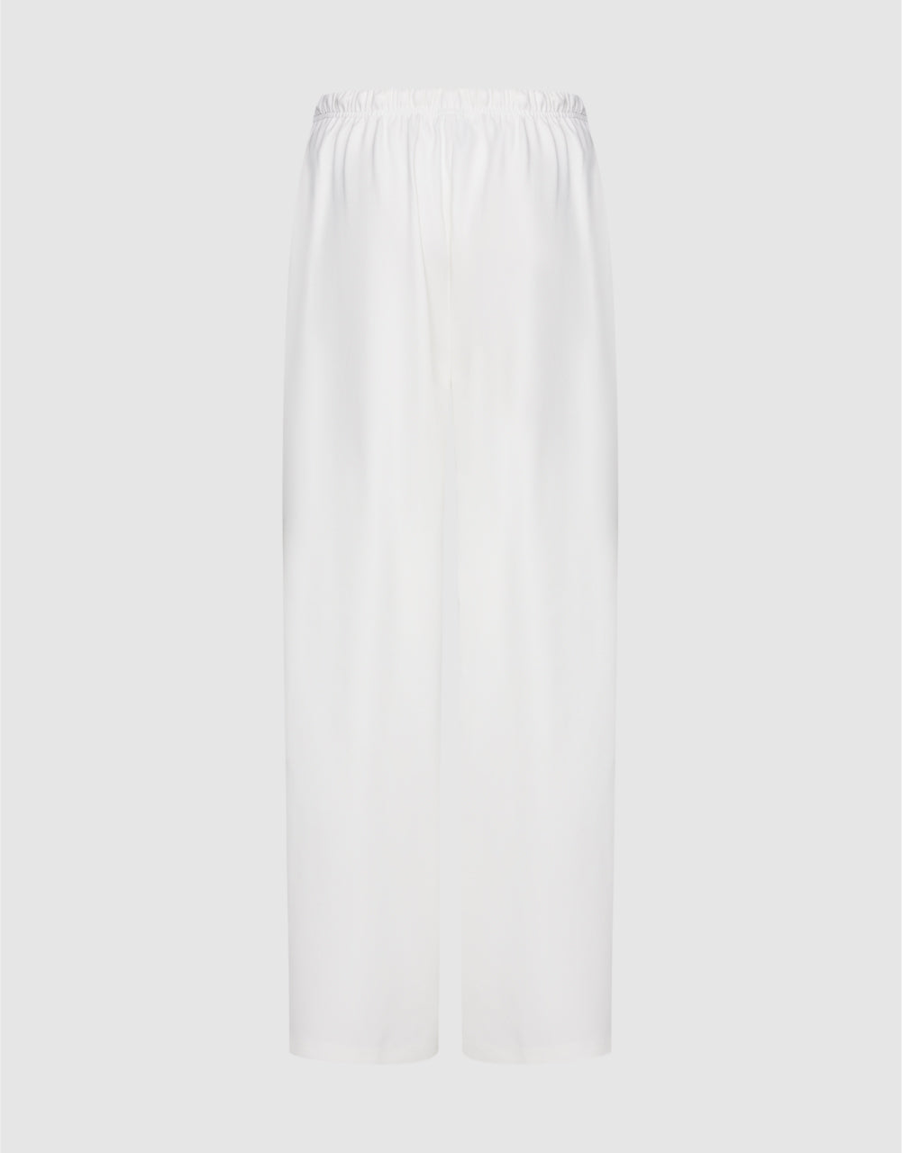 Drawstring Wide-Leg Knitted Pants