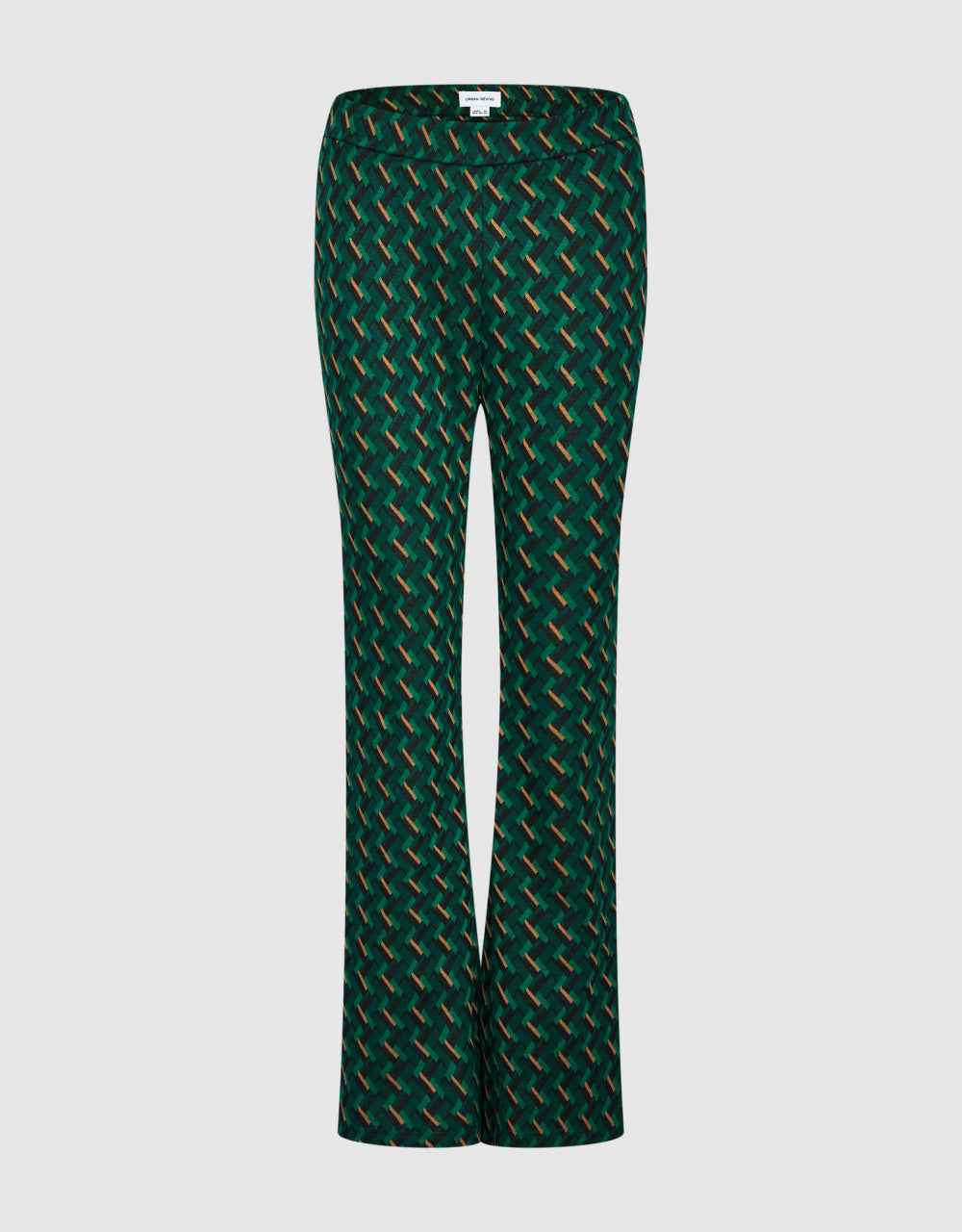 Knitted Capri Flare Pants