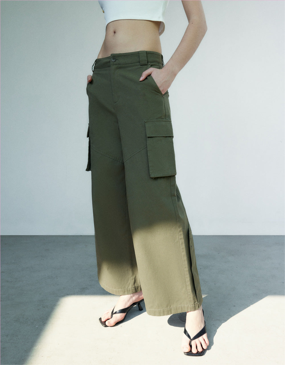 Utilities Wide-Leg Pants