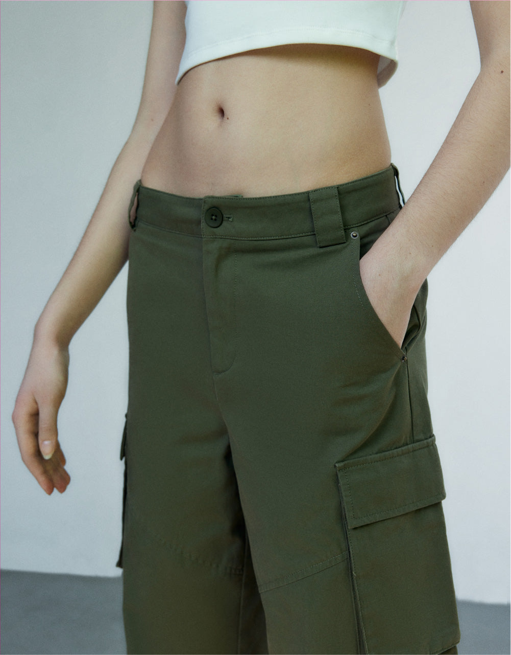 Utilities Wide-Leg Pants