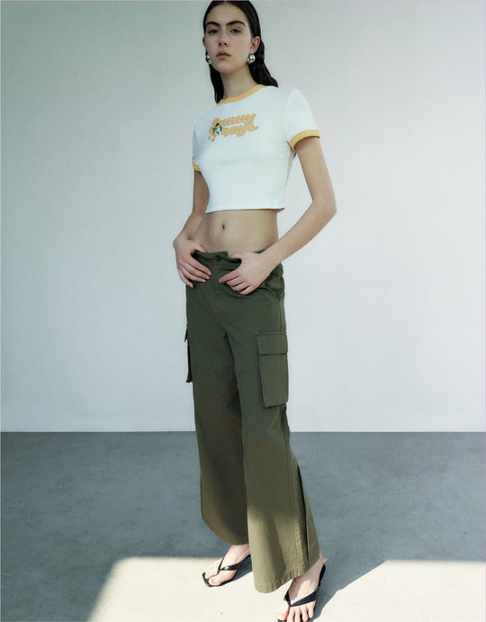 Utilities Wide-Leg Pants