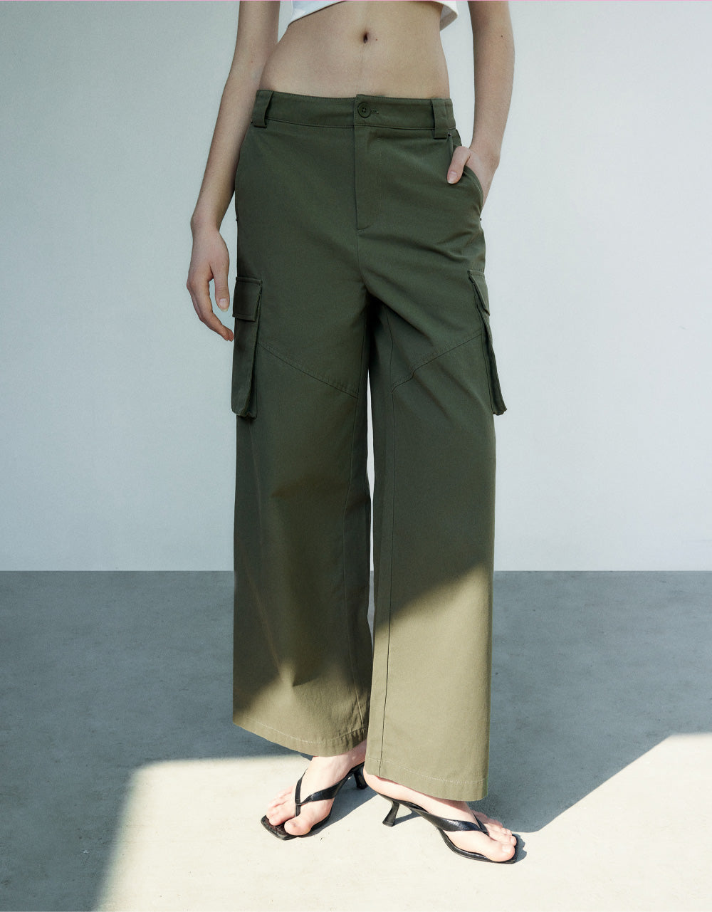 Utilities Wide-Leg Pants
