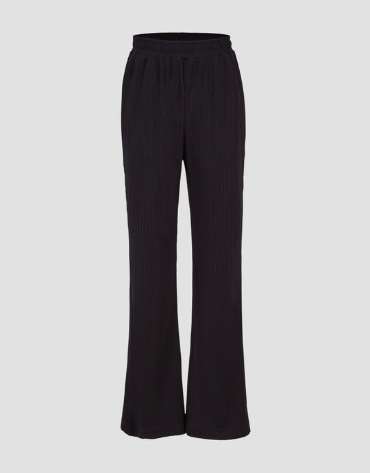 Elastic Waist Knitted Straight Pants