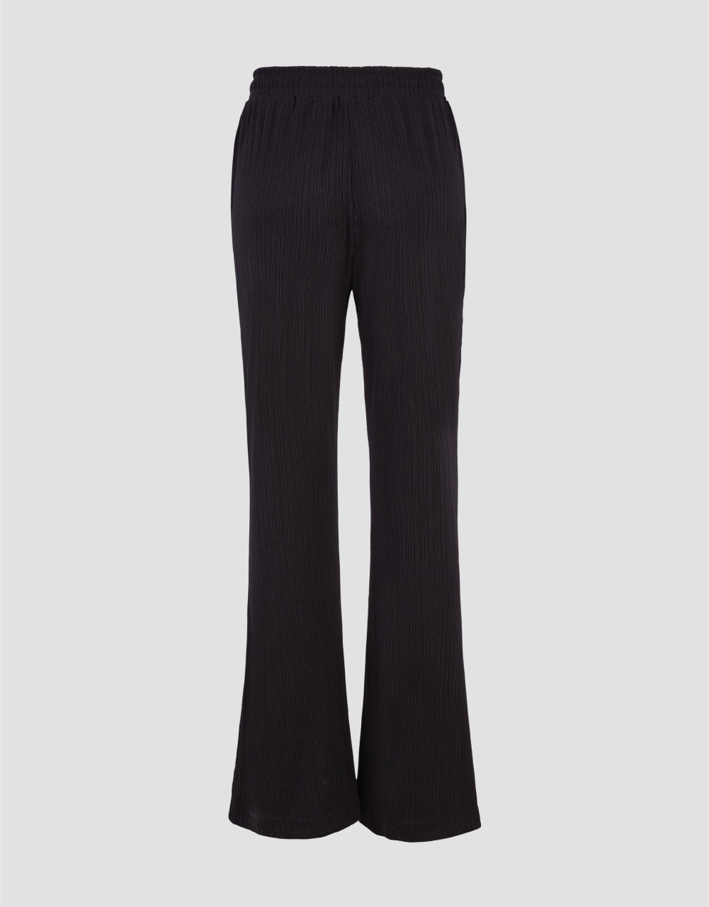 Elastic Waist Knitted Straight Pants