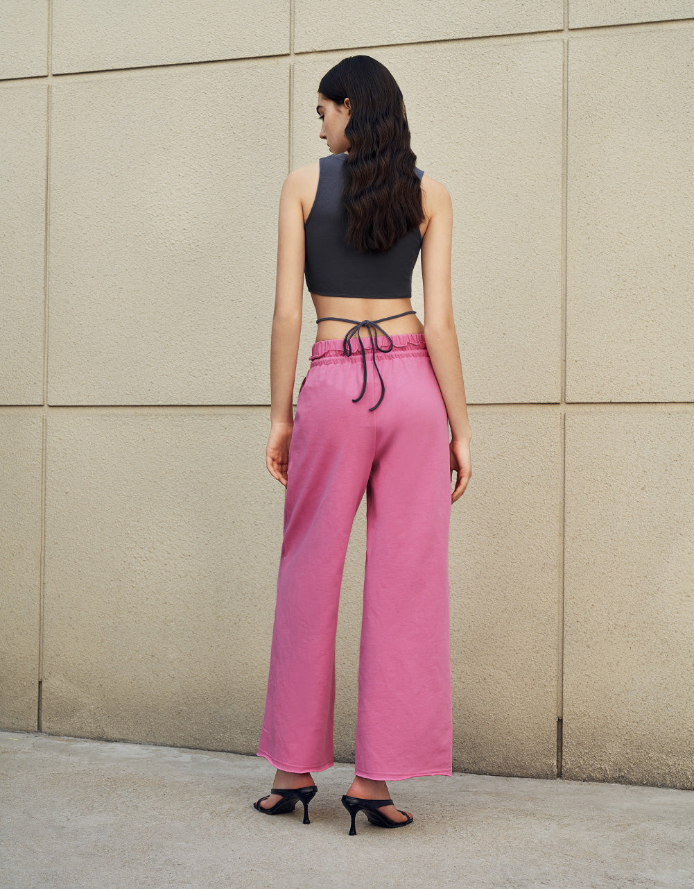 Knitted Wide-Leg Pants