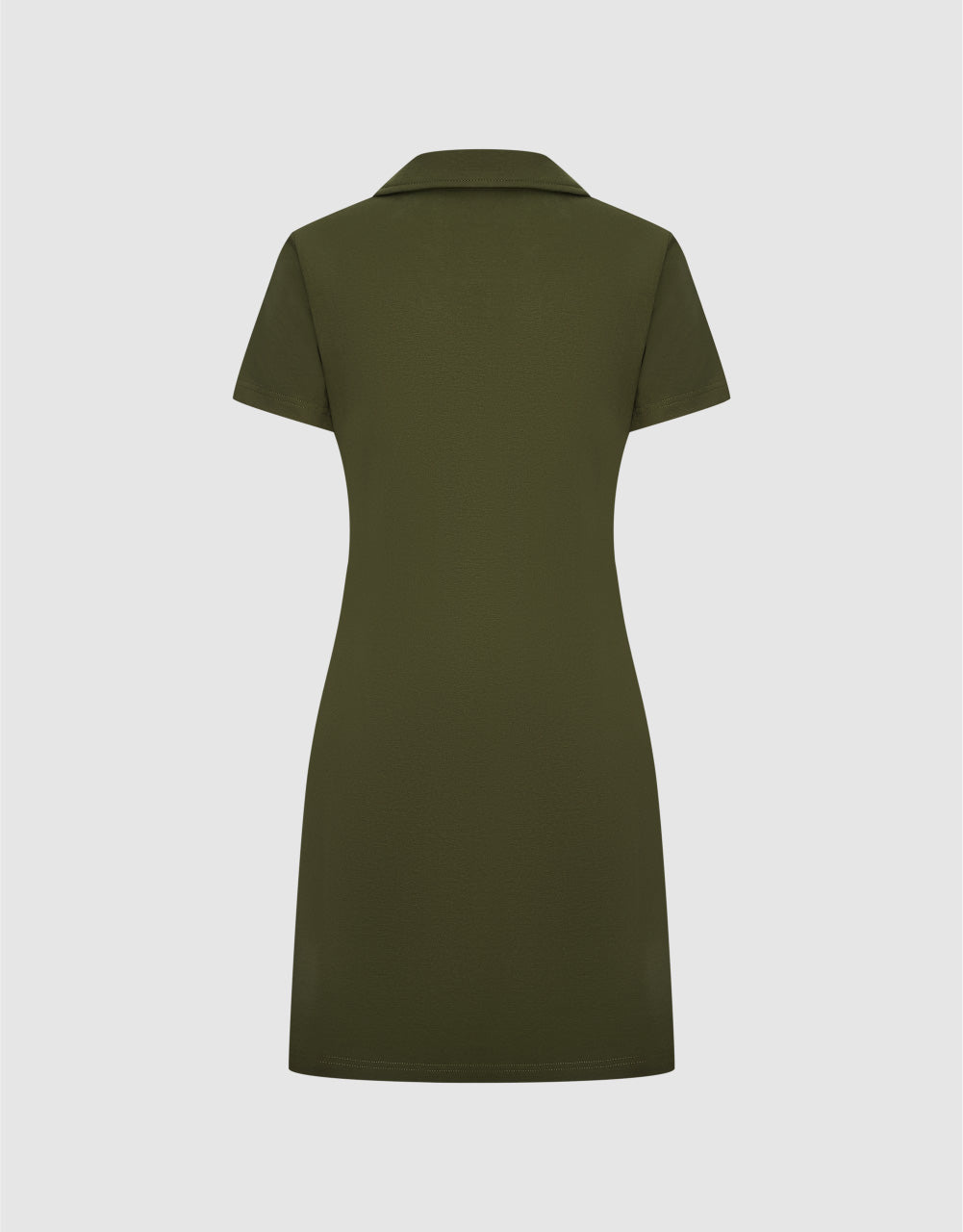 Printed V-Neck A-Line Dress