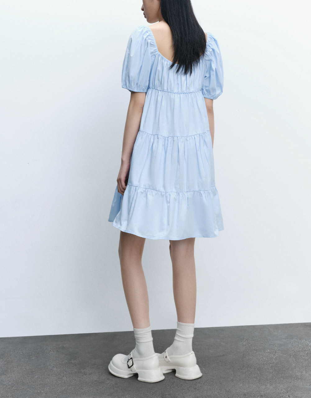 Crew Neck Skater Dress