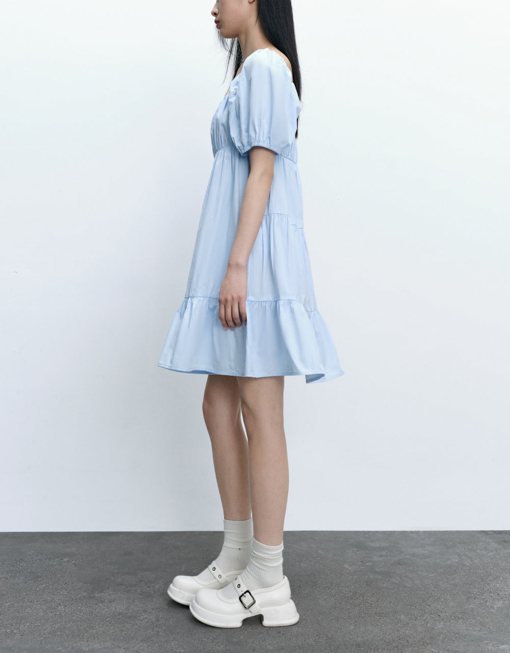 Crew Neck Skater Dress
