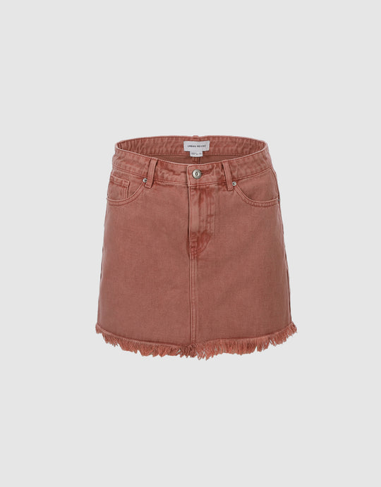 A-Line Denim Skirt