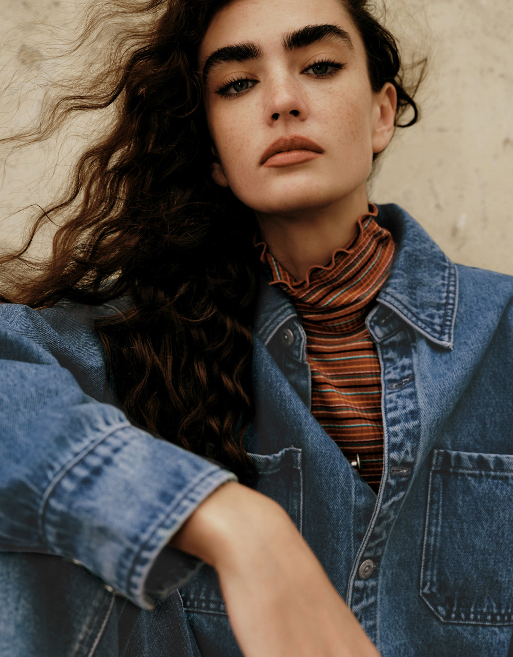 Button Up Denim Shirt