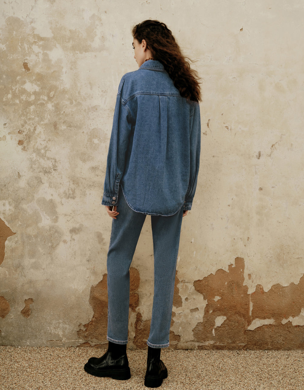 Button Up Denim Shirt