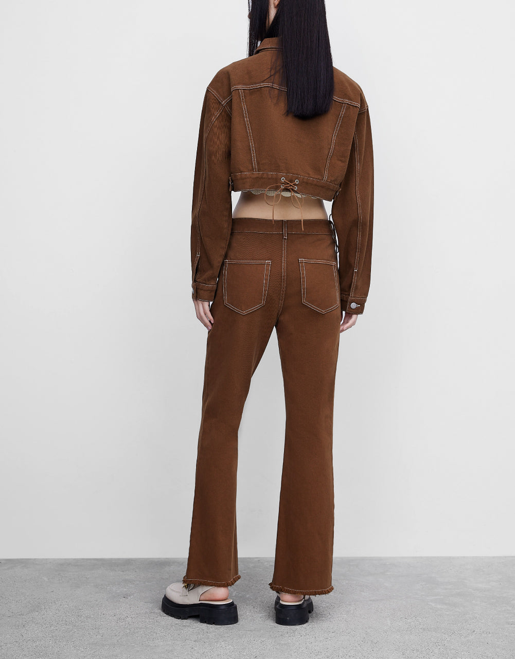 Mid-Waist Flare Jeans