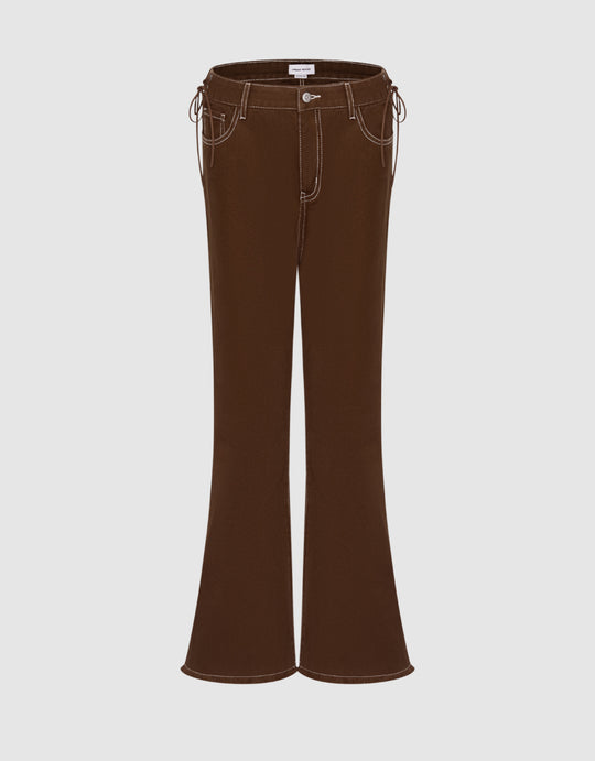 Mid-Waist Flare Jeans