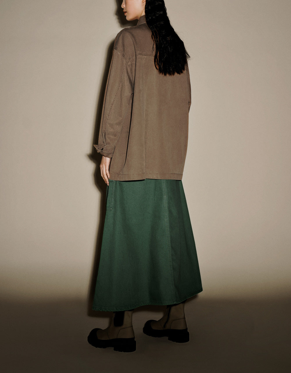 Denim A-Line Skirt