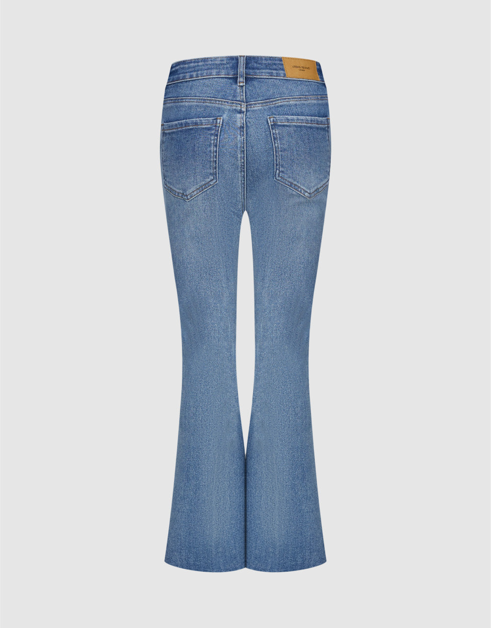 Mid-Waist Flare Jeans
