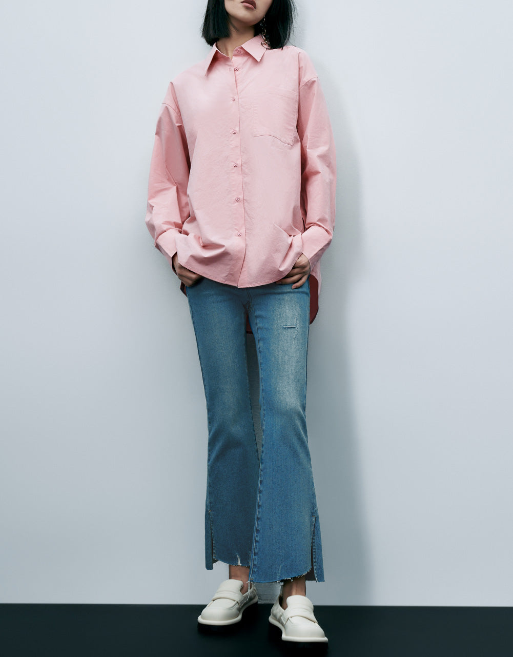 Mid-Waist Flare Jeans