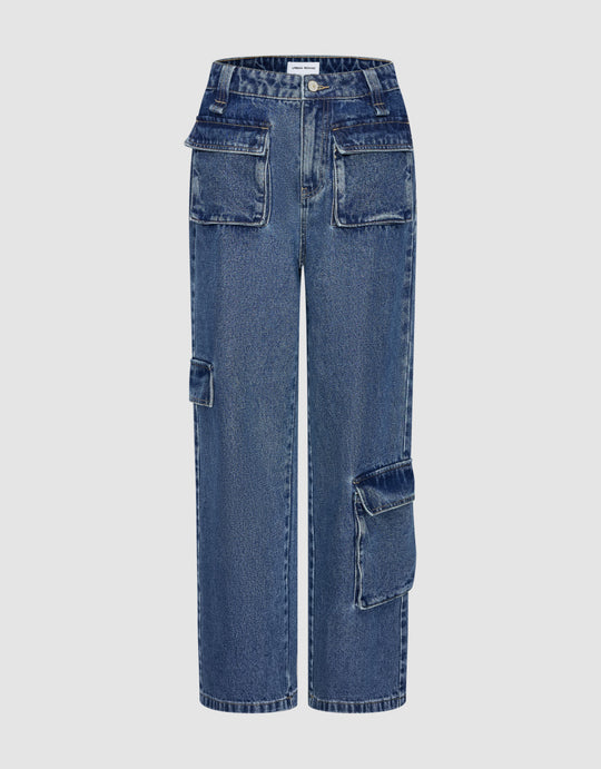 Multi Pockets Jeans