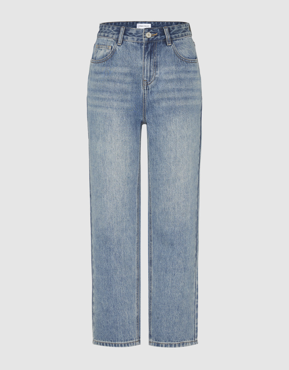 Mid-Waist Carrot Fit Jeans