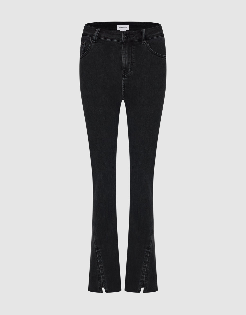 Raw Hem Flare Jeans