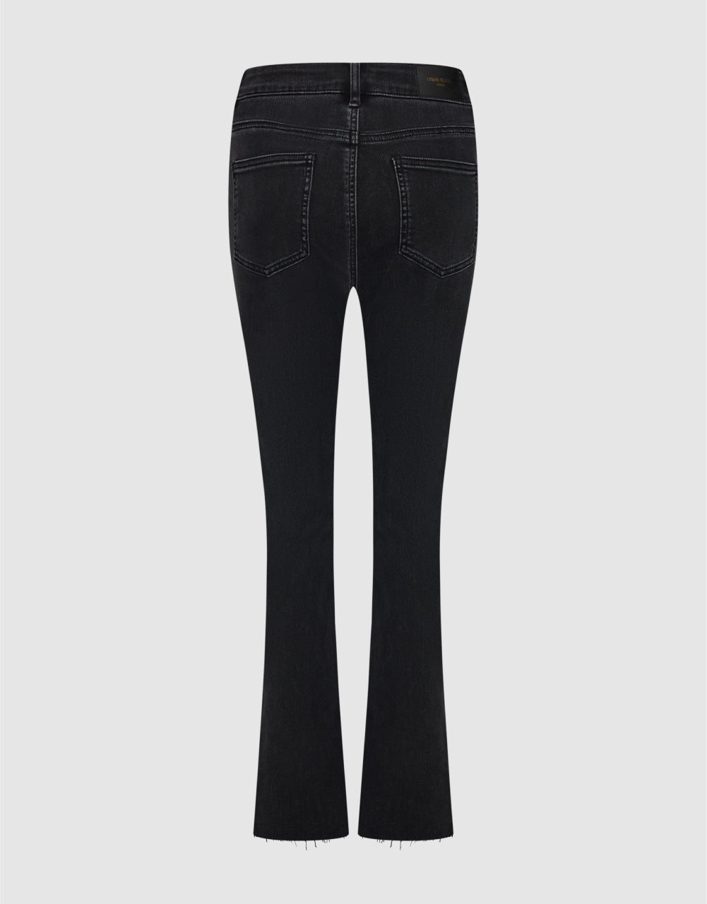Raw Hem Flare Jeans