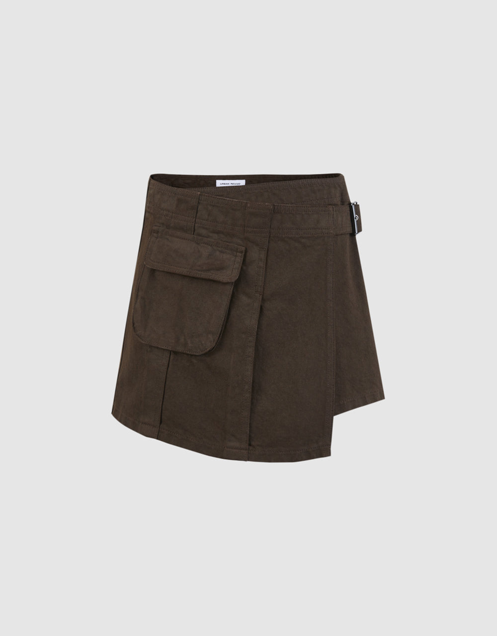 Mini Denim Skirt With Belt