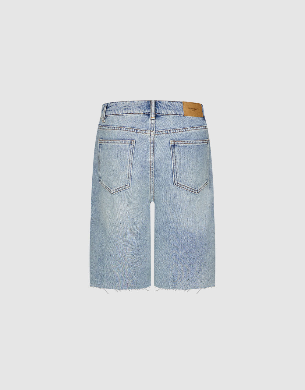 Raw Hem Denim Shorts