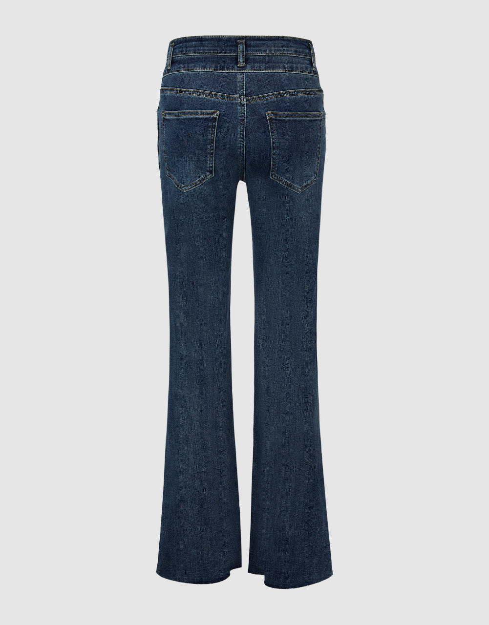 Double Button Flare Jeans