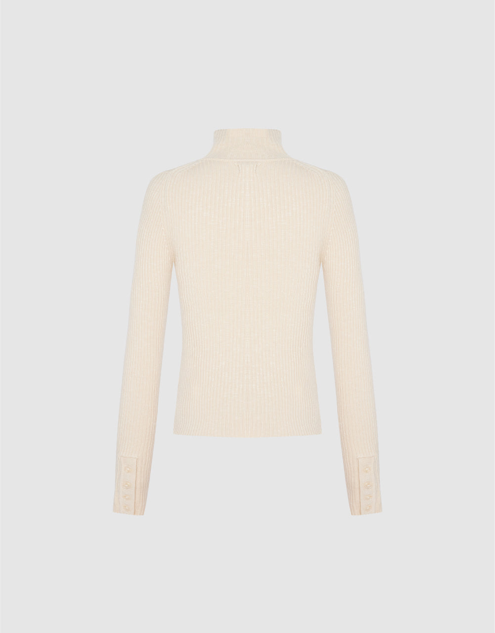 Button Half Placket Knitted T-Shirt
