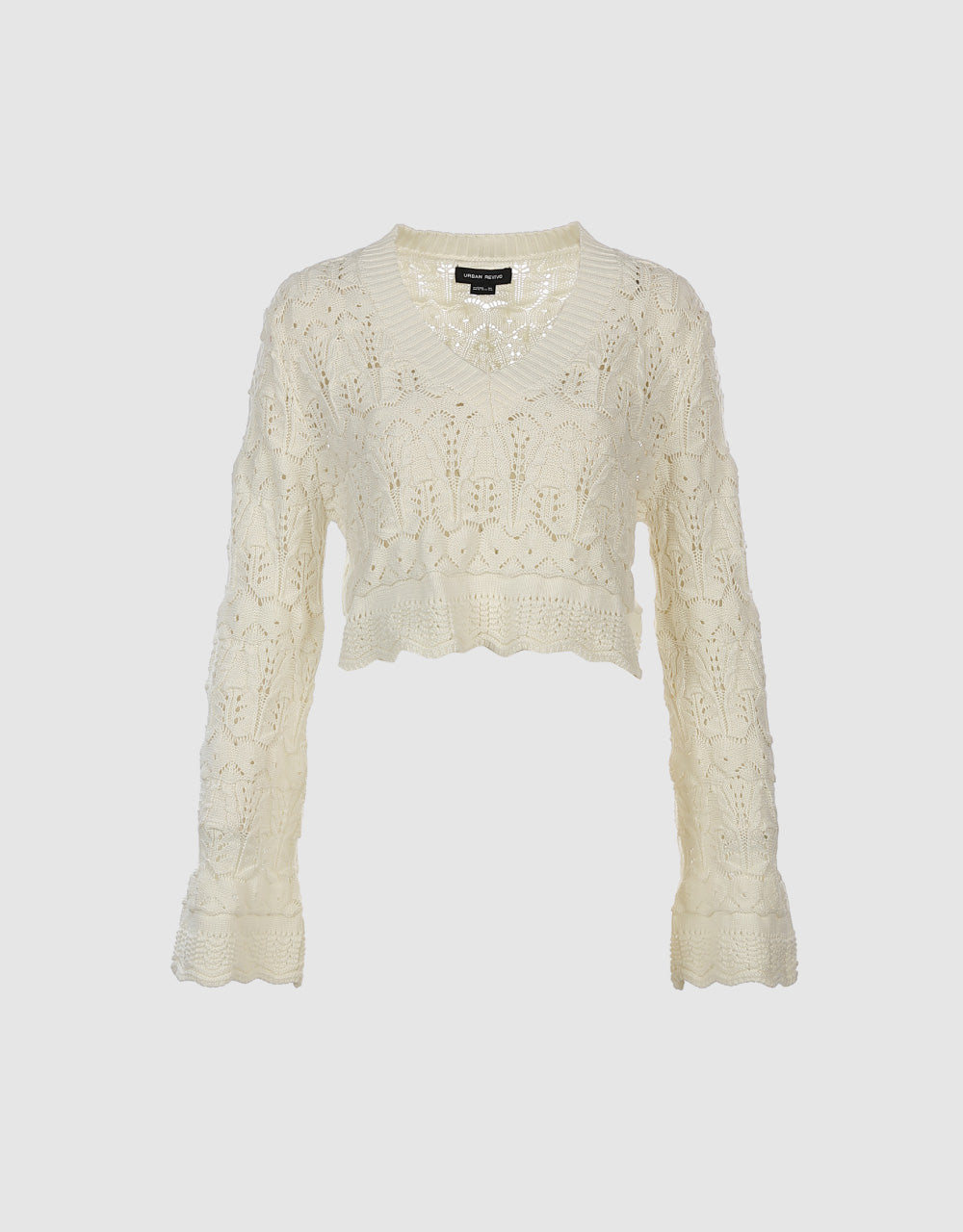 Crochet Knit T-Shirt