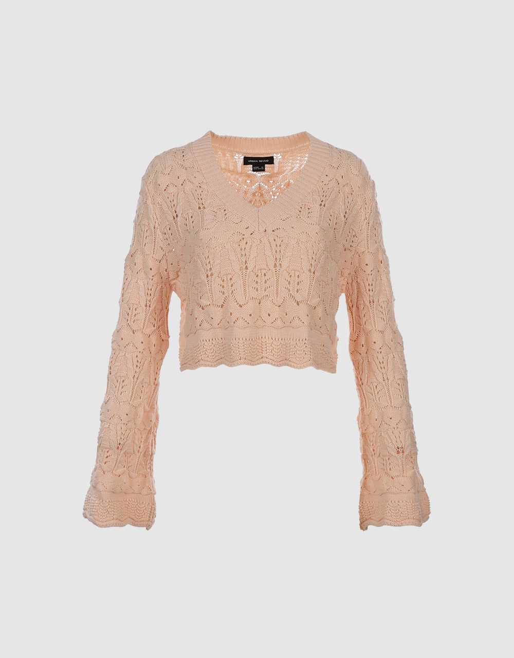 Crochet Knit T-Shirt