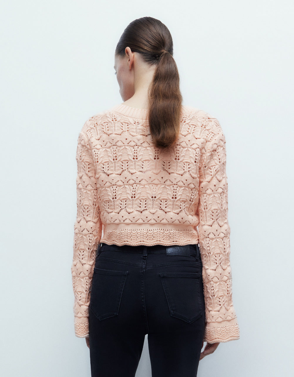 Crochet Knit T-Shirt