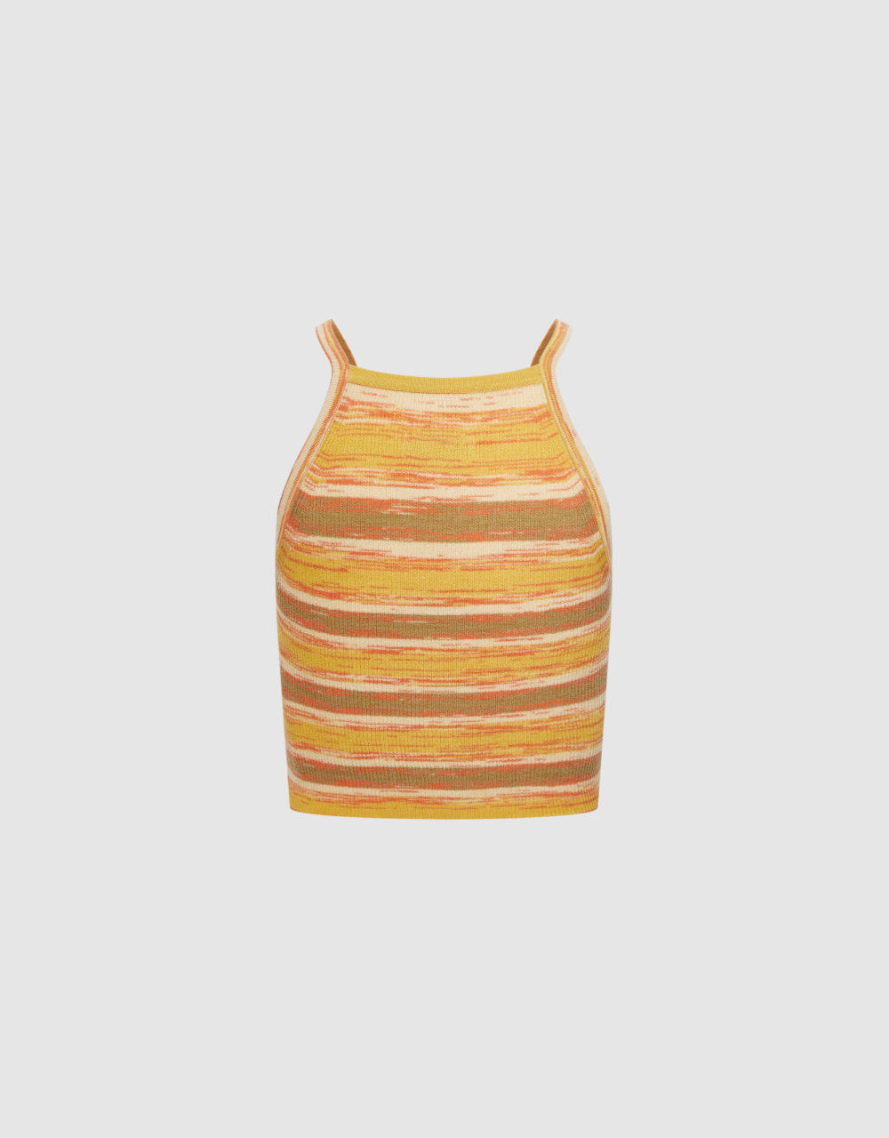 Sleeveless Striped Knitted Top