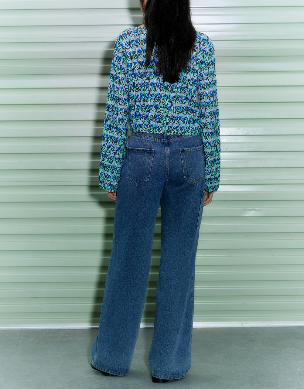 Knitted Tweed Cardigan