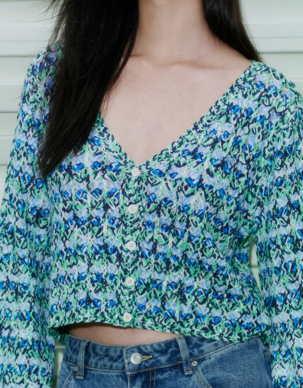 Knitted Tweed Cardigan