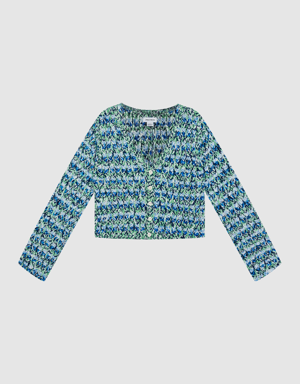 Knitted Tweed Cardigan