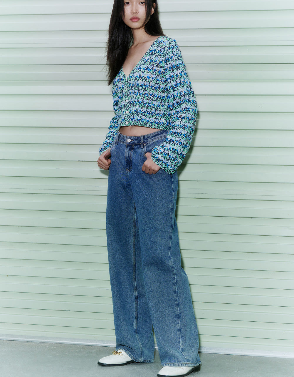 Knitted Tweed Cardigan