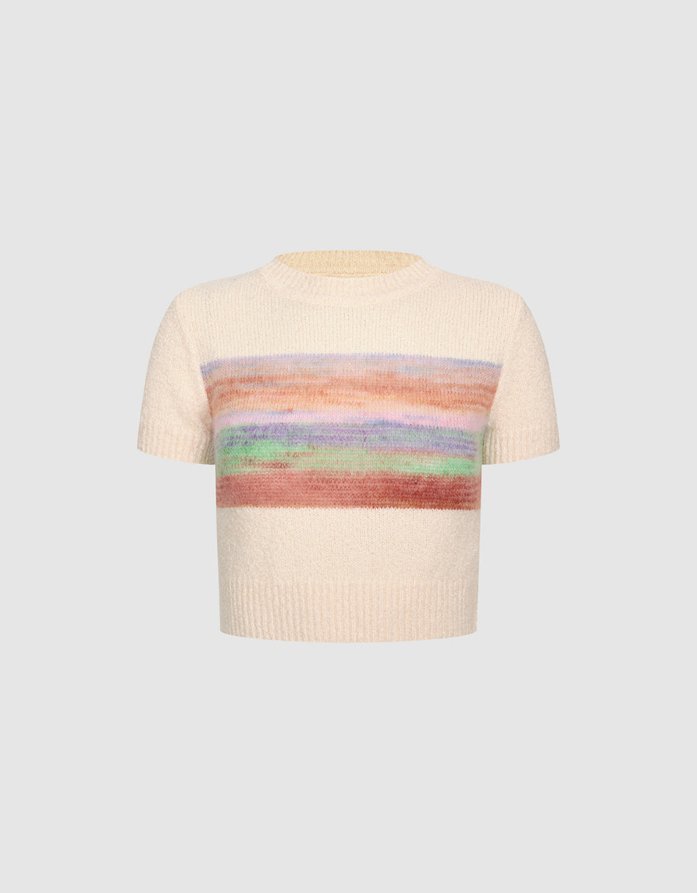Striped Knitted T-Shirt