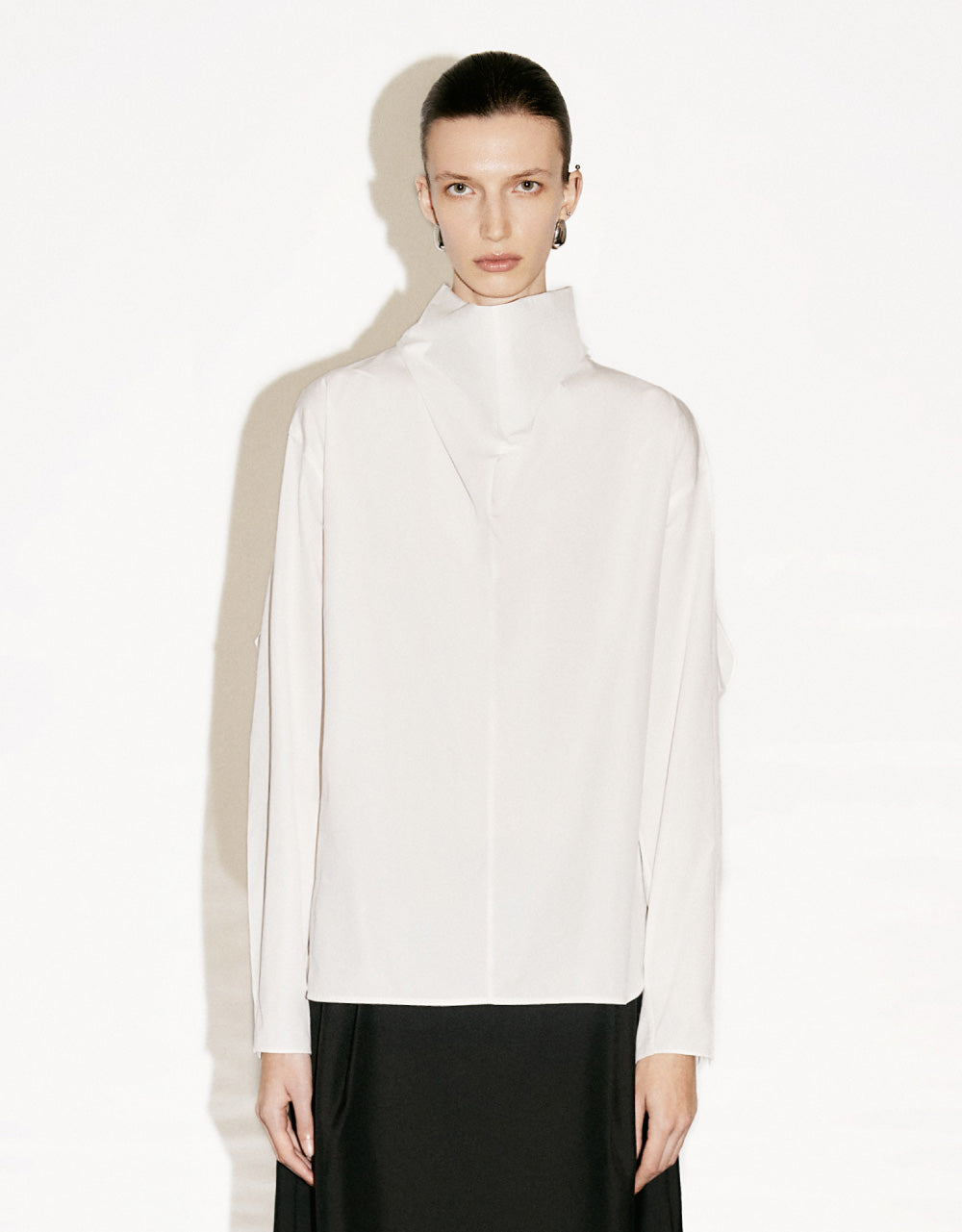 Stand Collar Overhead Shirt
