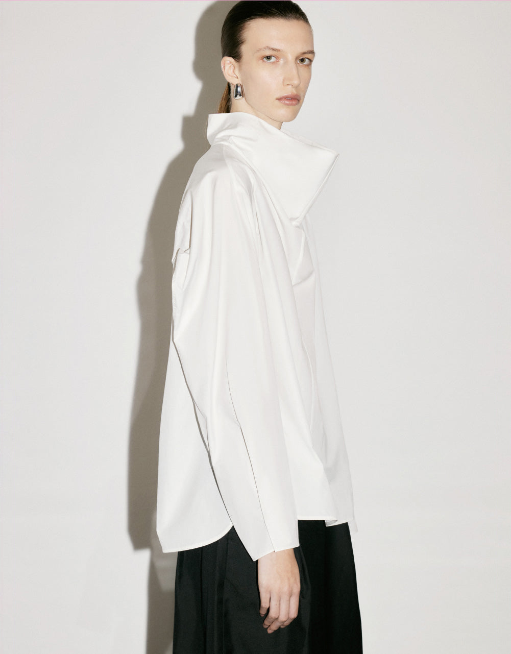 Stand Collar Overhead Shirt