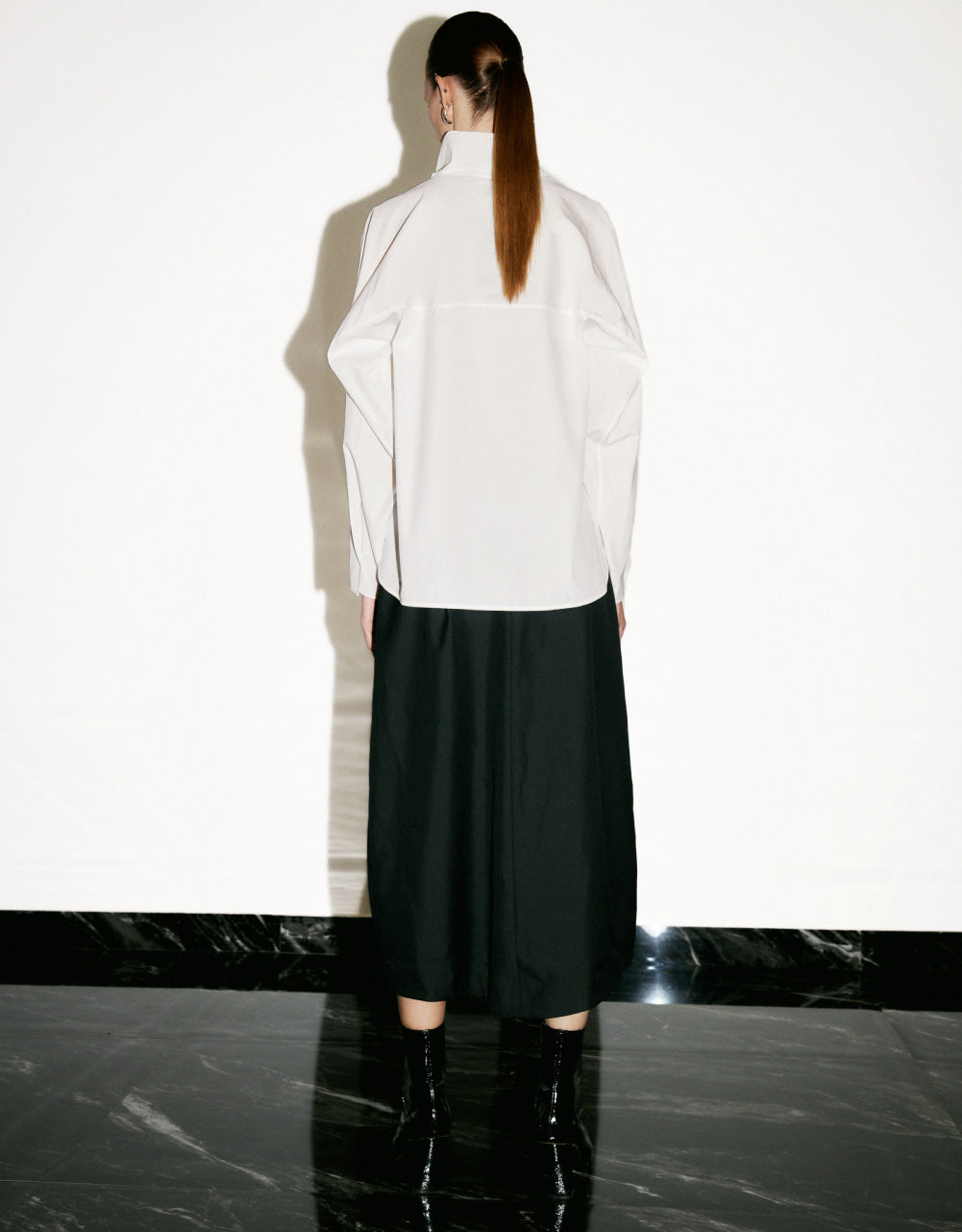 Stand Collar Overhead Shirt
