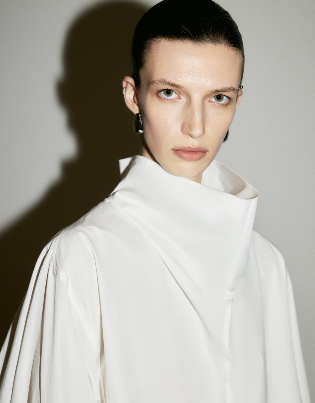 Stand Collar Overhead Shirt