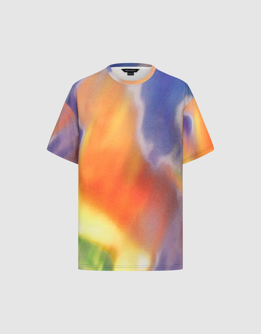 Gradient Drop Shoulder Sleeve T-Shirt