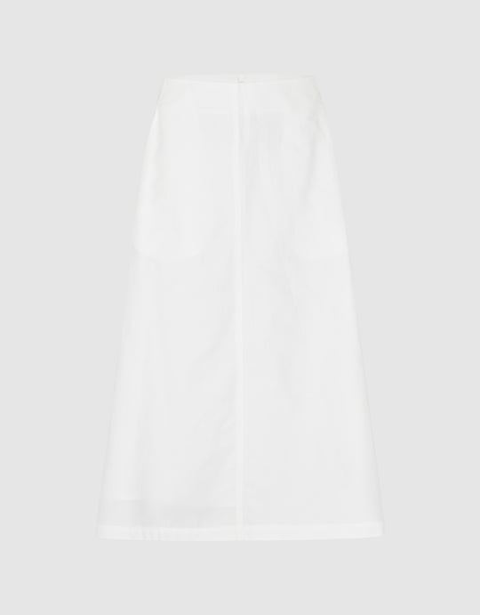 Midi A-Line Skirt